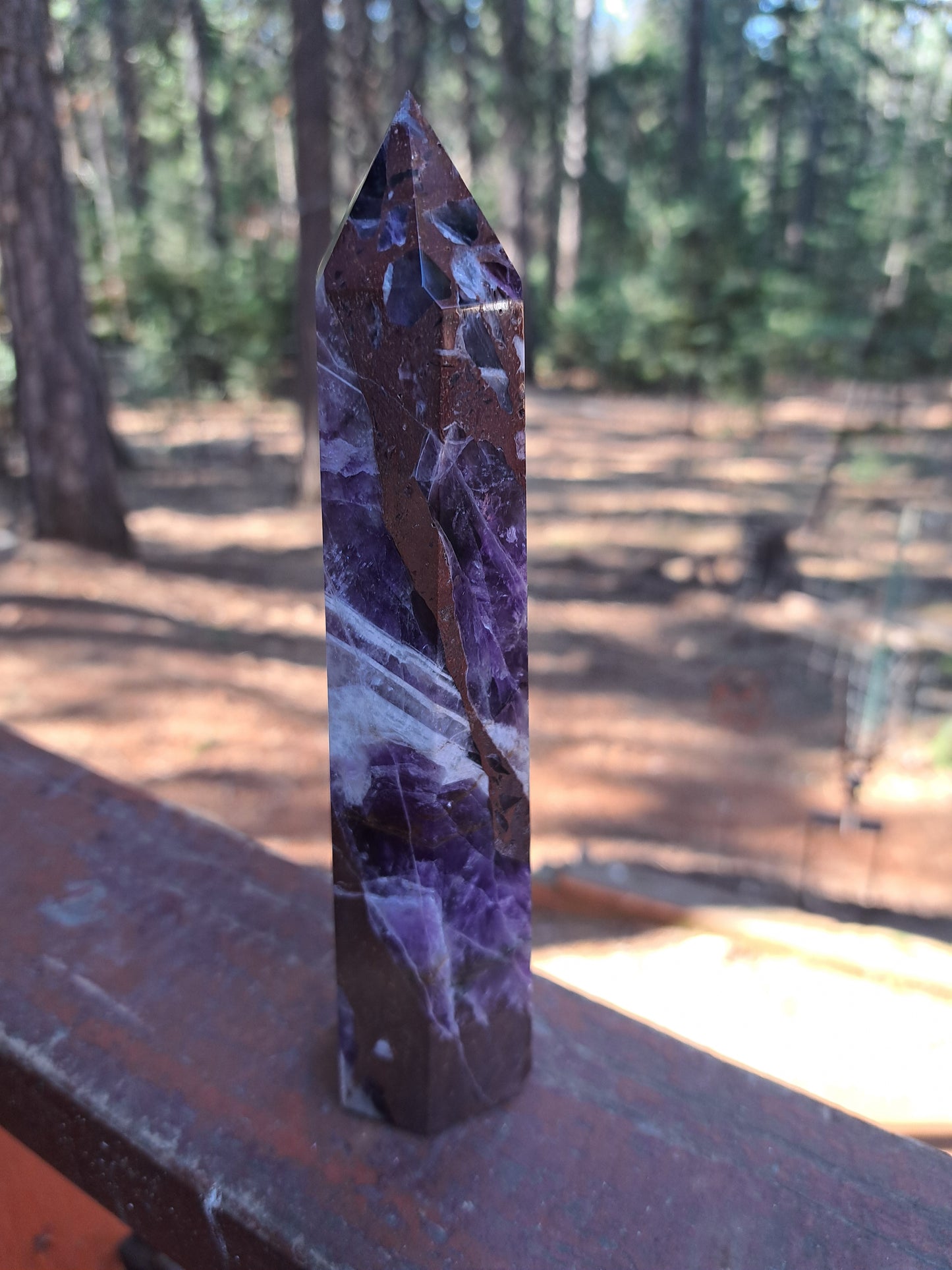 Chevron Amethyst Tower