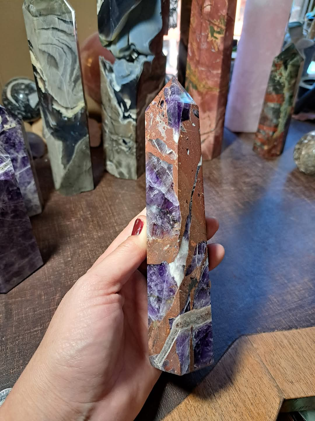 Chevron Amethyst Tower