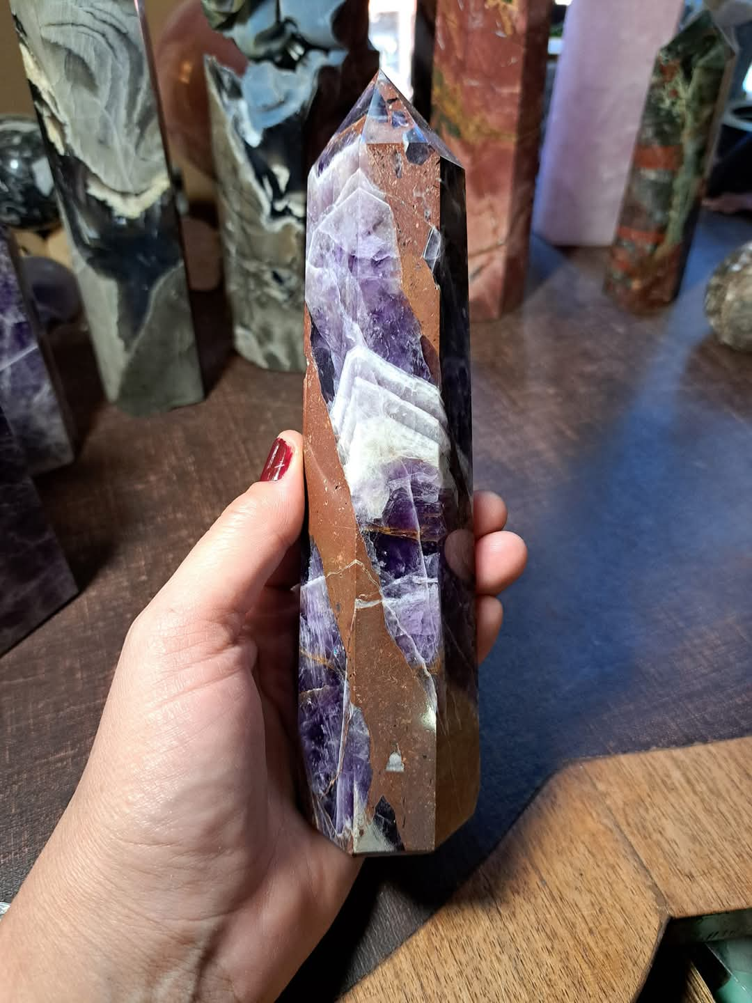 Chevron Amethyst Tower