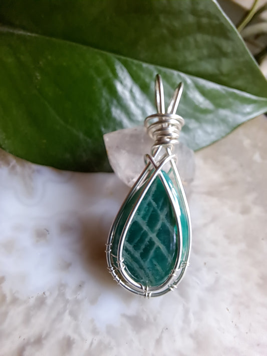 Amazonite pendant